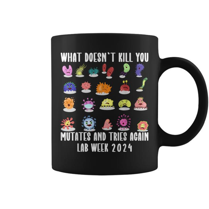 What Doesn't Kill You Mutates Biology Lab Week 2024 Coffee Mug