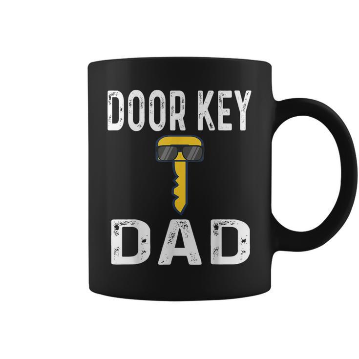 Door Key Dad Pun Humor Dorky Dork Book Nerd Father Coffee Mug