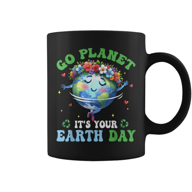 Earth Day Ballet Dancer Go Planet Its Your Earth Day Coffee Mug