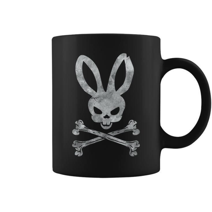 Easter Bunny Skull Crossbones Egg Hunt Easter Day Coffee Mug