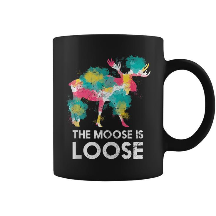 Elk Canada Forest Animal Wildlife Colorful Moose Coffee Mug