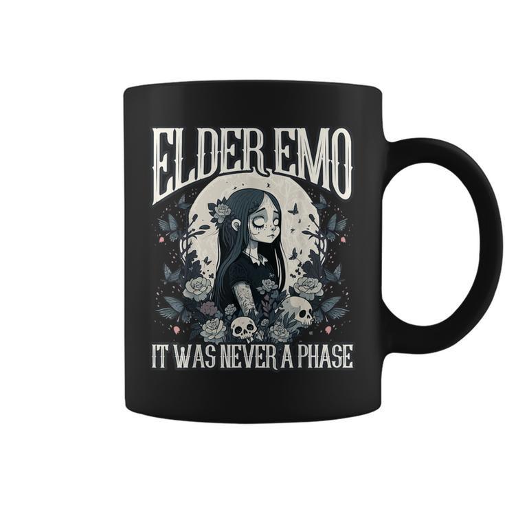 Emo Girl Elder Emo It Was Never A Phase Alt Scene Coffee Mug