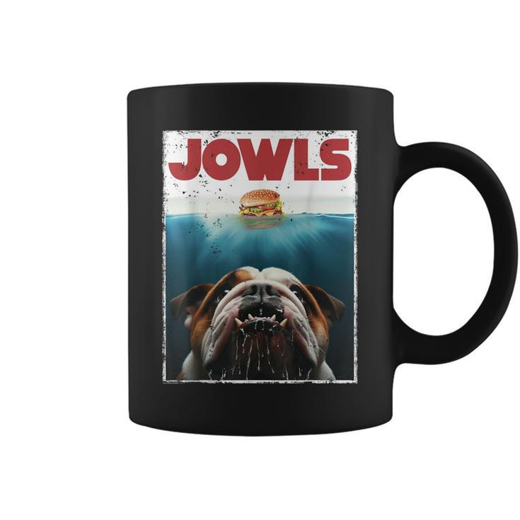 English Bulldog Jowls Burger Bully Dog Mom Dog Dad Coffee Mug