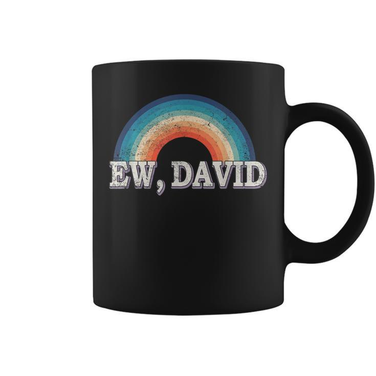 Ew David Vintage Retro Distressed Coffee Mug