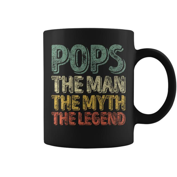 Father's Day Pops The Man The Myth The Legend Coffee Mug