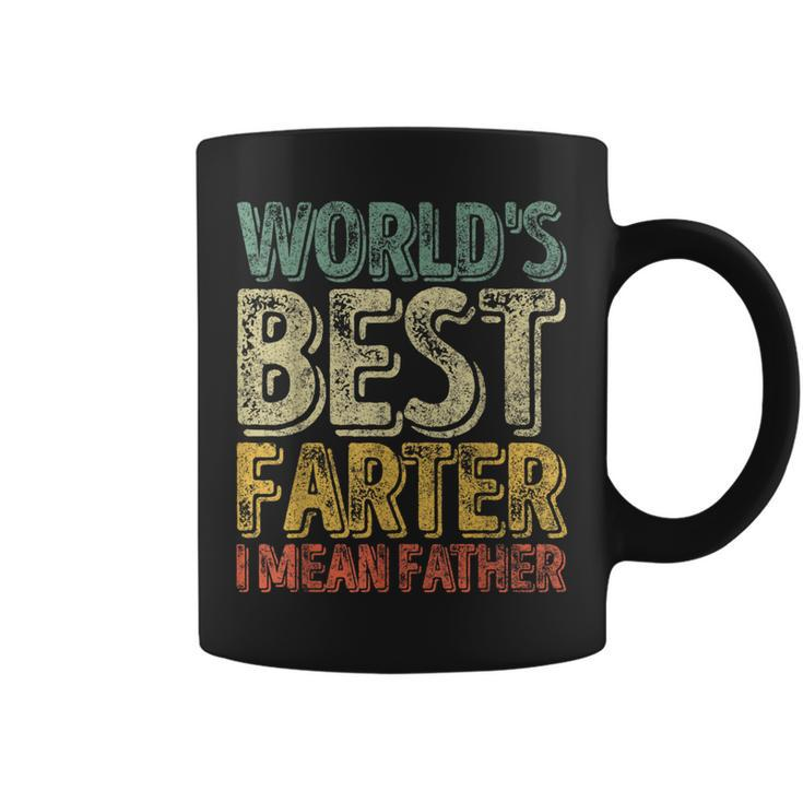 Father's Day World's Best Farter I Mean Father Coffee Mug