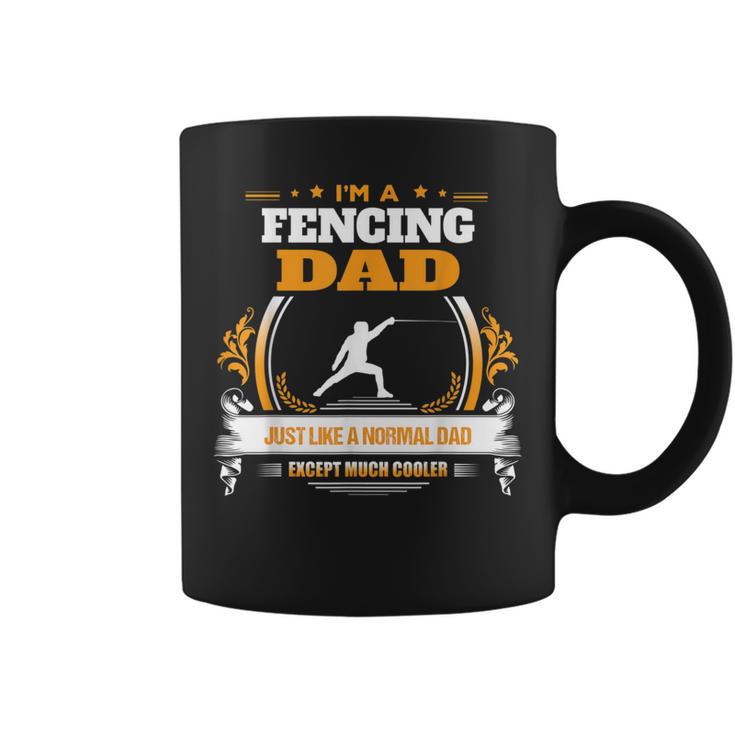 Fencing Dad Christmas For Dad Coffee Mug