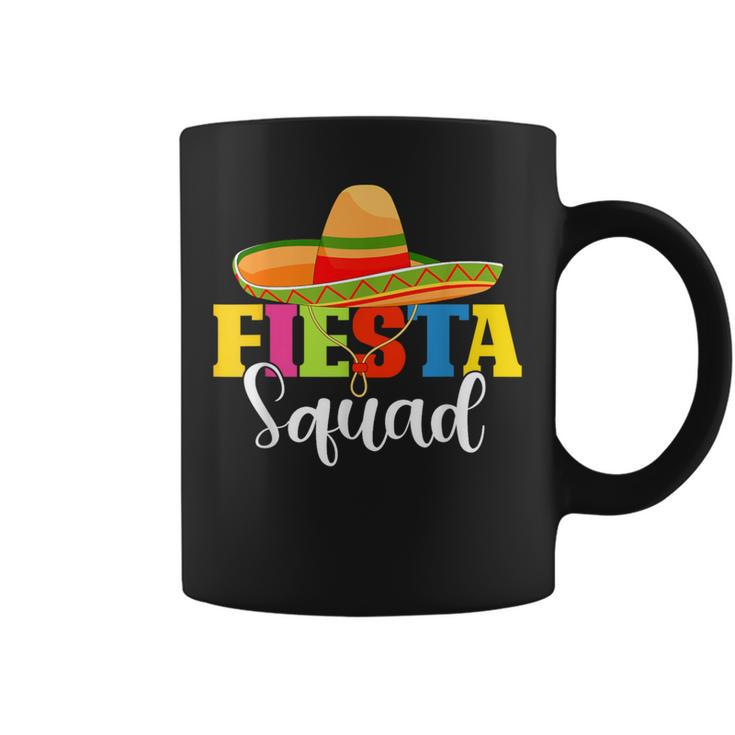 Fiesta Squad Cinco De Mayo Mexican Party Cinco De Mayo Coffee Mug