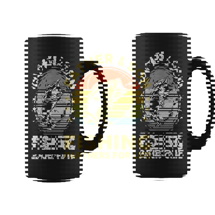 Fishing- Father & Son Matching Bass Fish Dad Boys Coffee Mug
