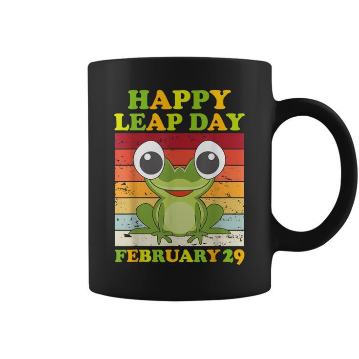 Frog Happy Couple Leap Day February 29 Leap Birthday Coffee Mug