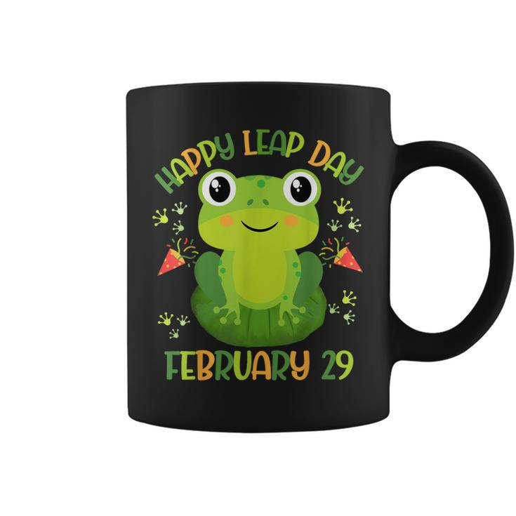 Frog Happy Leap Day February 29 Birthday Leap Year Coffee Mug
