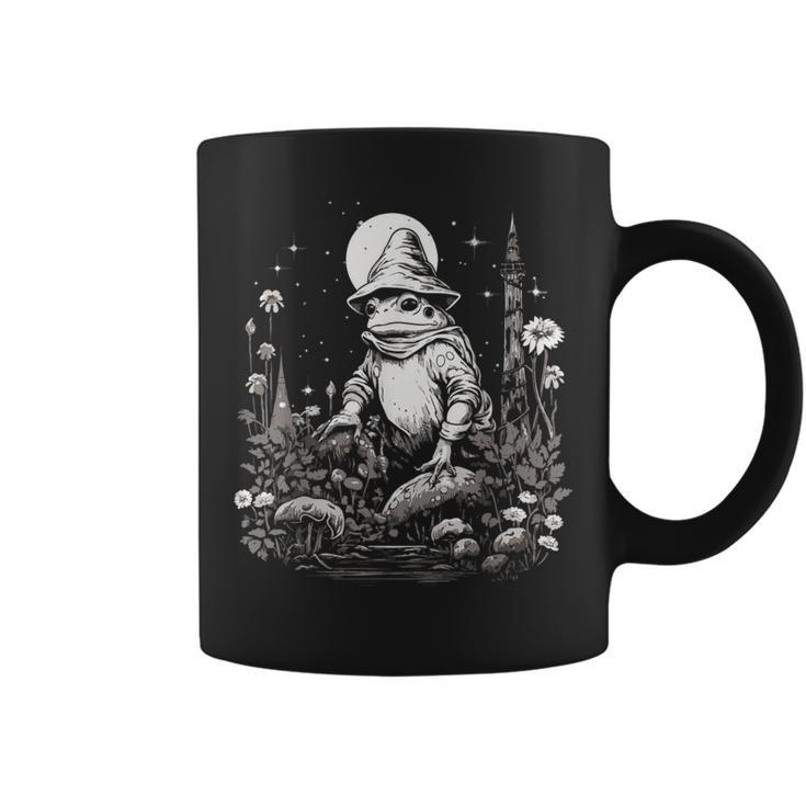 Frog Wizard Cottagecore Mushroom Coffee Mug