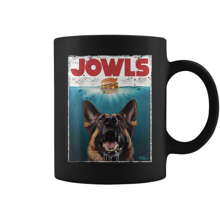German Shepherd Jowls Hamburger Gsg Dog Mom Dog Dad Coffee Mug