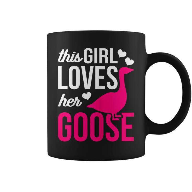 Goose This Girl Loves Her Goose Coffee Mug