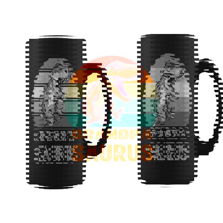 Grandpa Dinosaur T-Rex Grandpasaurus Father's Days Dad Coffee Mug