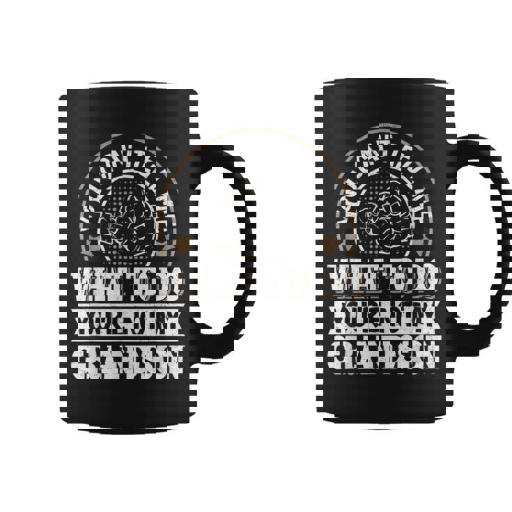 Grandpa Grandson Saying Graphic Vintage Coffee Mug