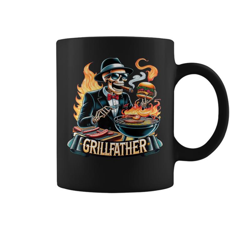 Grill Father Skeleton Dad Joke Grillfather Fathers Day Coffee Mug