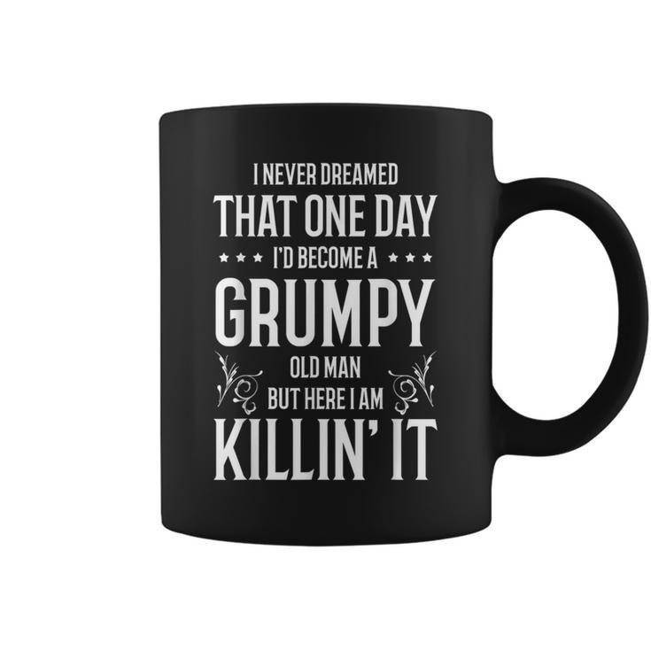 Grumpy Old Man Killin' It Grandpa Father's Day Coffee Mug