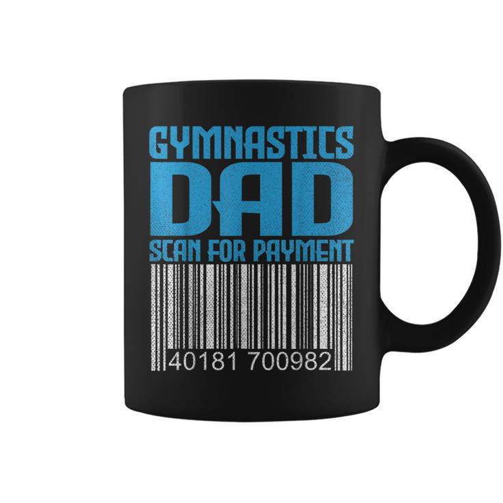 Gymnastics Dad Scan For Payment Father's Day Mens Coffee Mug