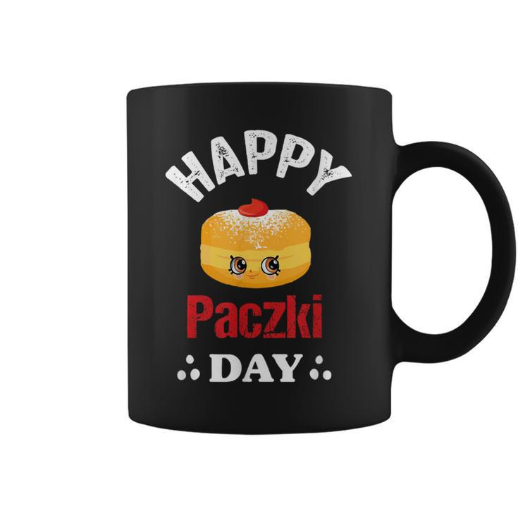 Happy Paczki Day Polish Fat Thursday Donut Poland Coffee Mug