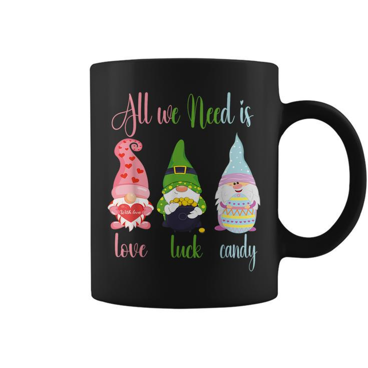 Happy Valentines St Patrick Easter Happy Holiday Gnome Coffee Mug