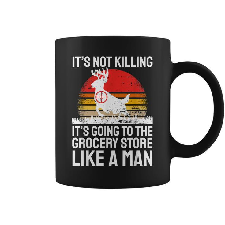 Hunting Saying Deer Hunter I Grocery Store Coffee Mug