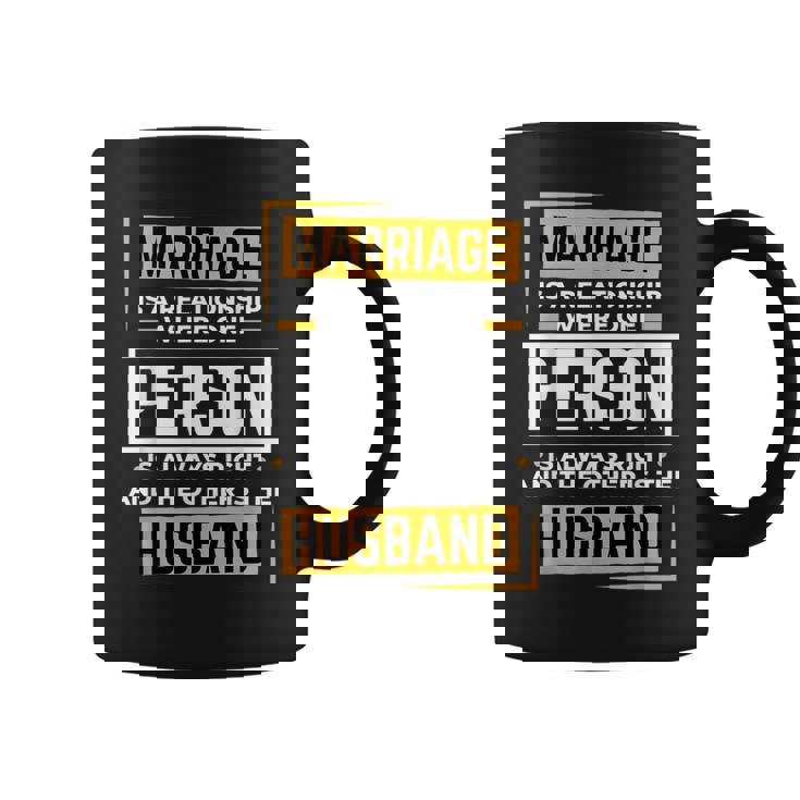 Husband Wife Marriage Is A Relationship For Women Coffee Mug