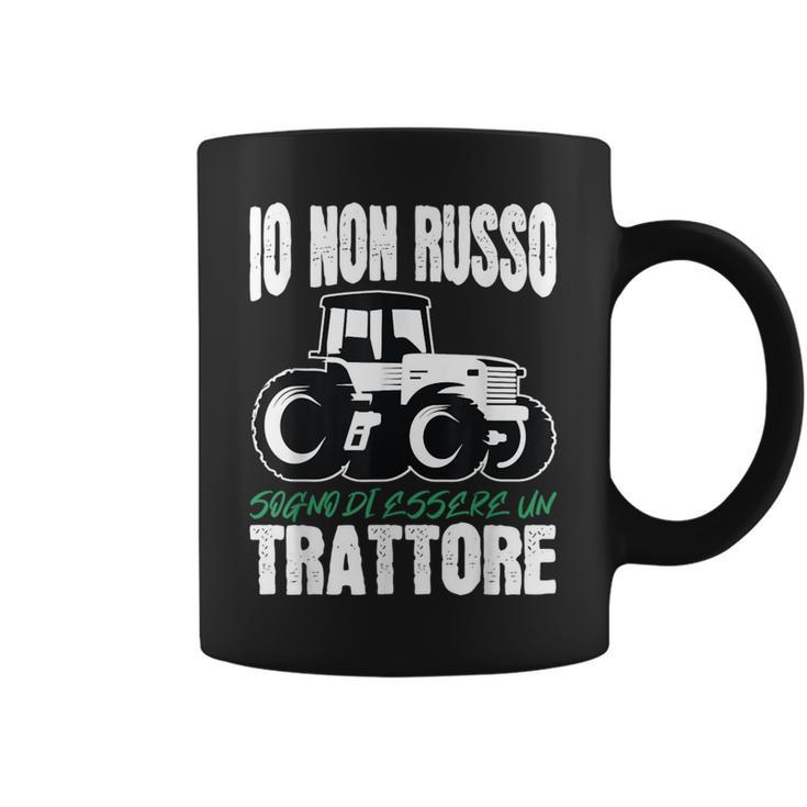 Italian Tractor Saying For Farmers Coffee Mug