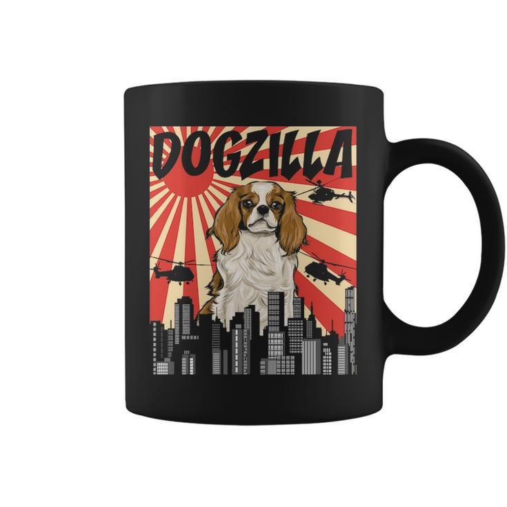 Japanese Dogzilla Cavalier King Charles Spaniel Coffee Mug
