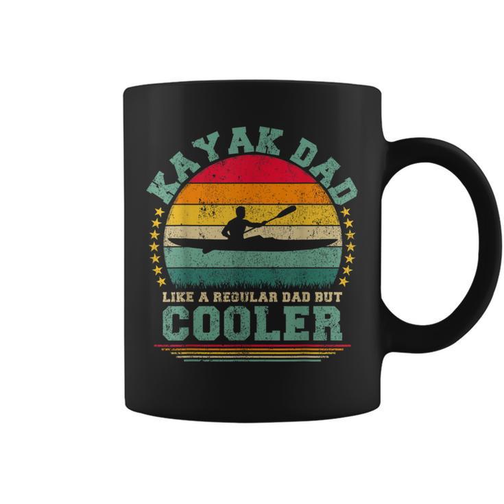 Kayak Dad Like A Regular Dad Kayak Father's Day Coffee Mug