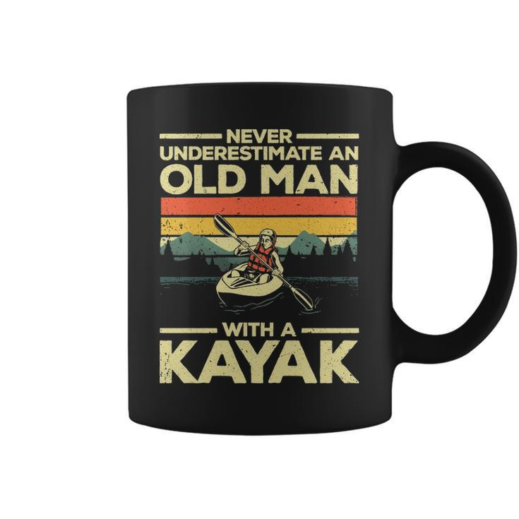 Kayaking For Men Grandpa Kayaker Kayak Lovers Coffee Mug