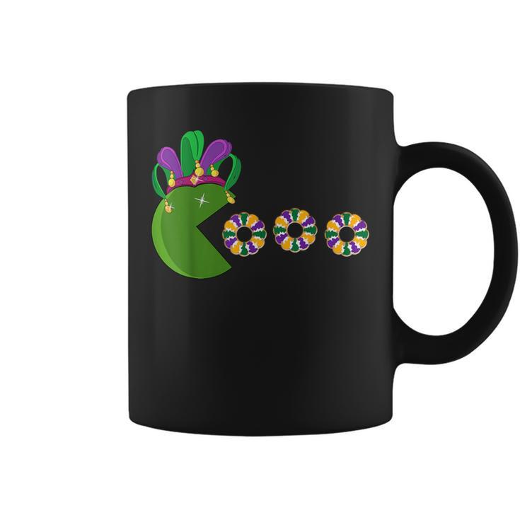 Mardi Gras Hat Eating King Cakes Mardi Gras Coffee Mug