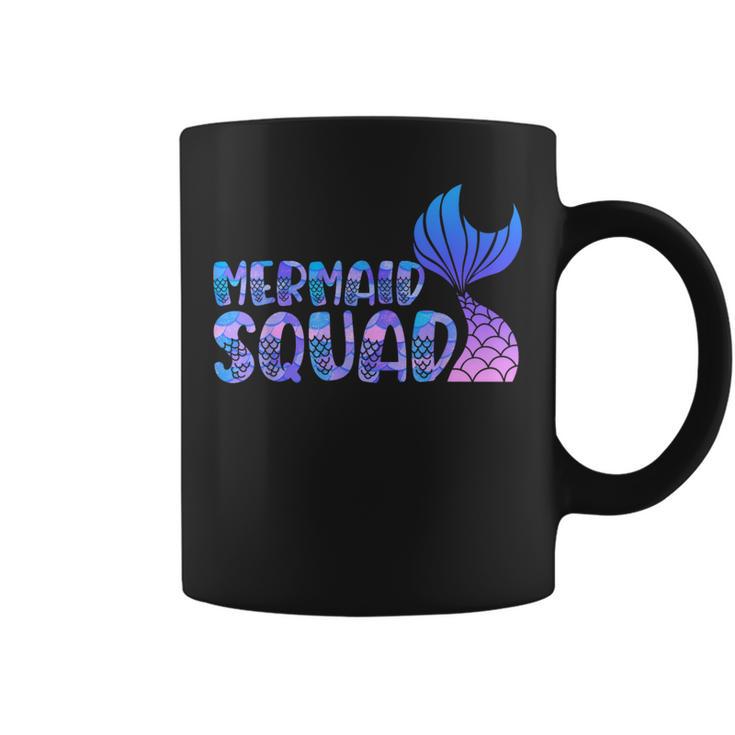 Mermaid Squad Birthday Squad Party N Girl Matching Coffee Mug