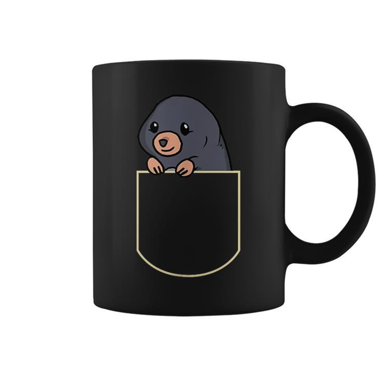 Mole In Chest Pocket Mole Pocket Coffee Mug