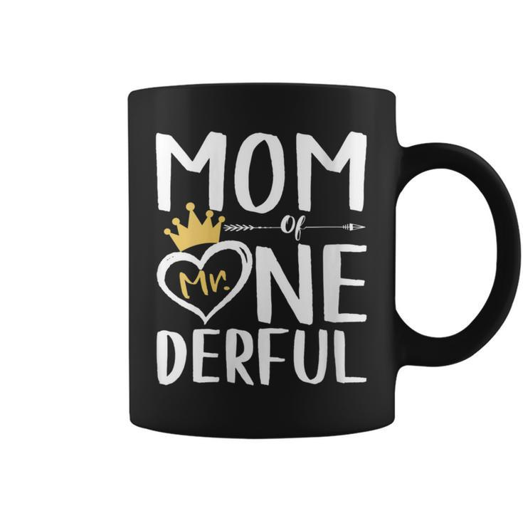 Mom Of Mr Onederful 1St Birthday Boy Matching Coffee Mug