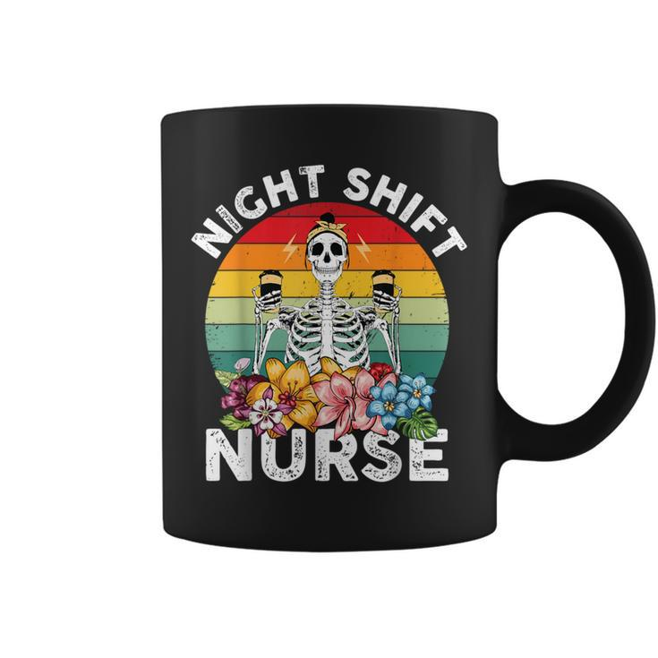 Night Shift Nurse Skeleton Night Shift Nurse Coffee Mug