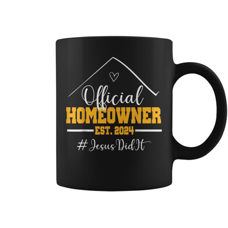 Official Homeowner Proud New Housewarming Party 2024 Coffee Mug