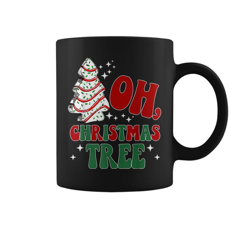 Oh Christmas Tree Cakes Debbie Christmas Retro Coffee Mug