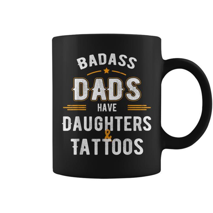 Papa Badass Dads Have Daughters And Tattoos Coffee Mug