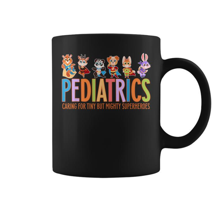 Pediatric Nurse Caring For Tiny But Mighty Superheroes Coffee Mug