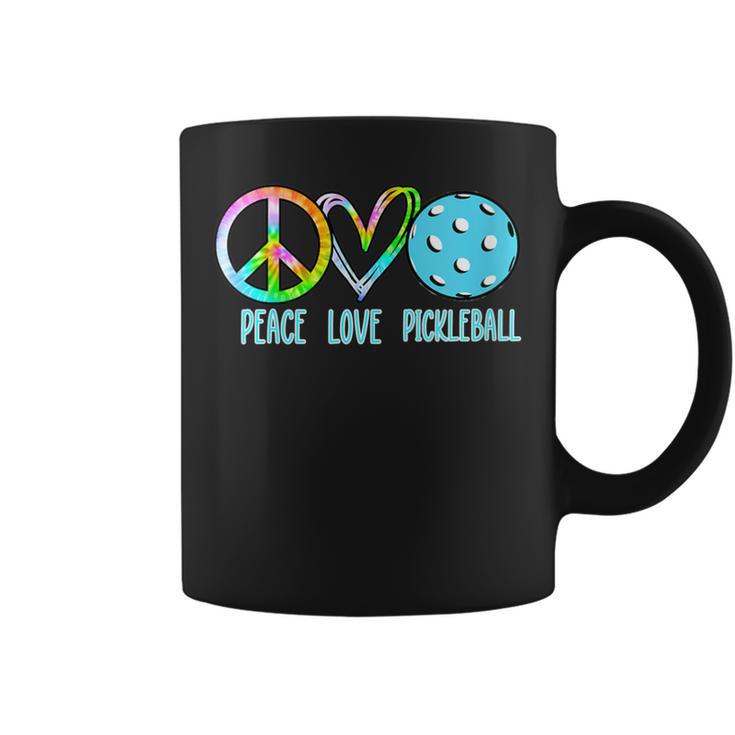 Pickleball Retired Ladies Peace Love Pickleball Coffee Mug