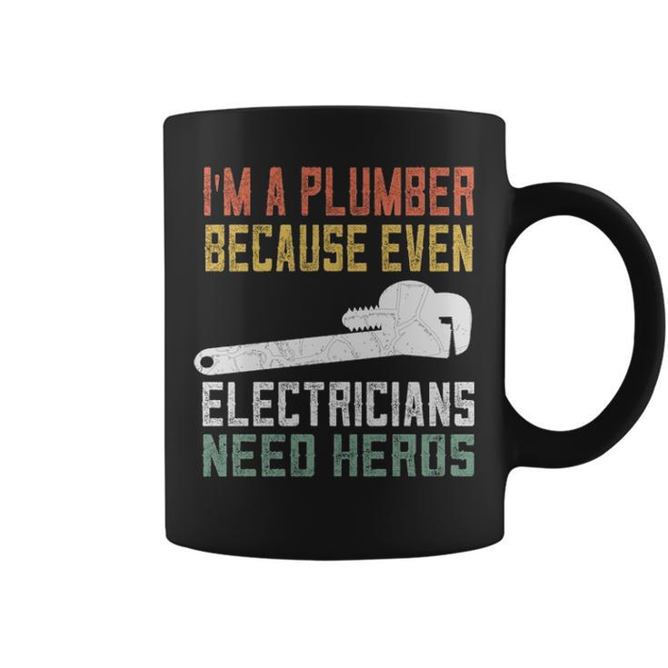 Plumber For Men Retro Plumbing Coffee Mug