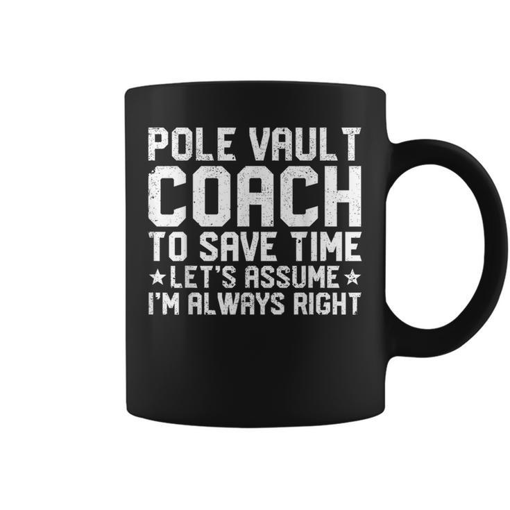 Pole Vault Pole Vaulting Pole Vault Coach Coffee Mug