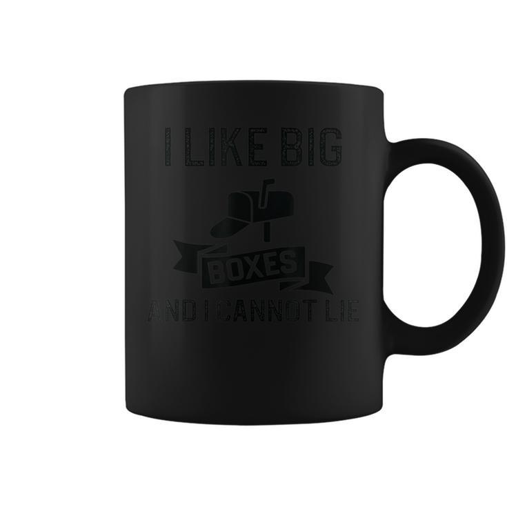 Postman I Like Big Boxes And I Cannot Lie Coffee Mug