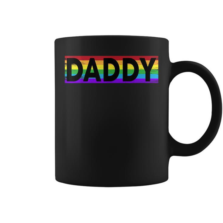 Pride Daddy Proud Gay Lesbian Lgbt Father's Day Coffee Mug