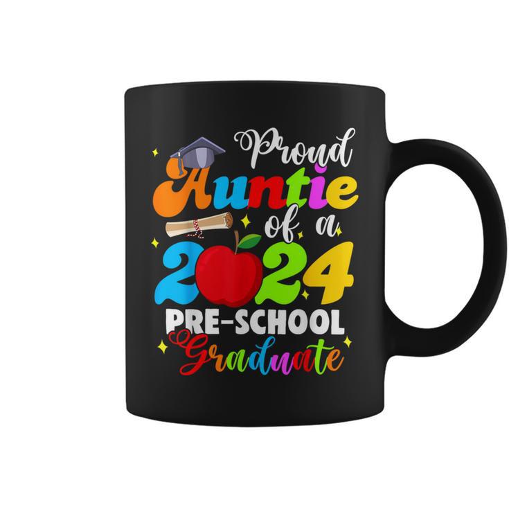 Proud Auntie Of A Class Of 2024 Pre-School Graduate Coffee Mug