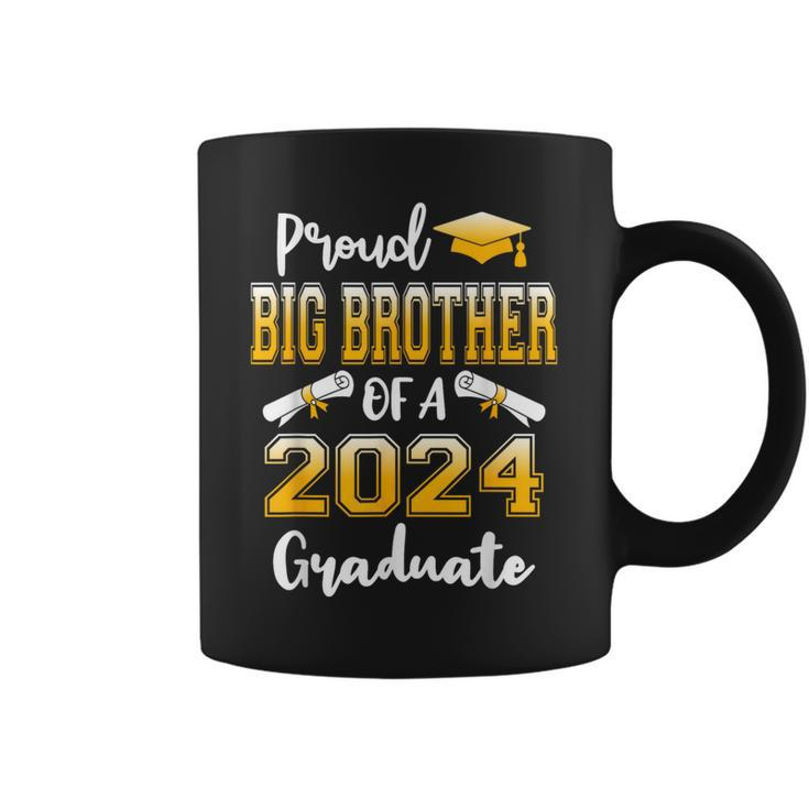Proud Big Brother Of A Class Of 2024 Graduate Coffee Mug
