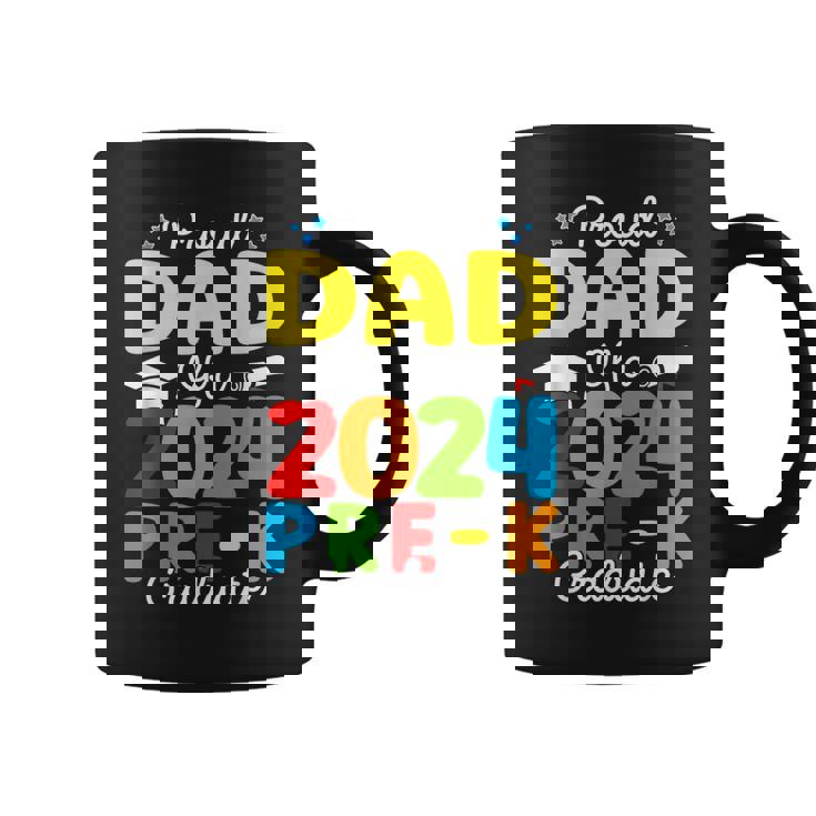 Proud Dad Of A Class Of 2024 Pre-K Graduate Father Coffee Mug