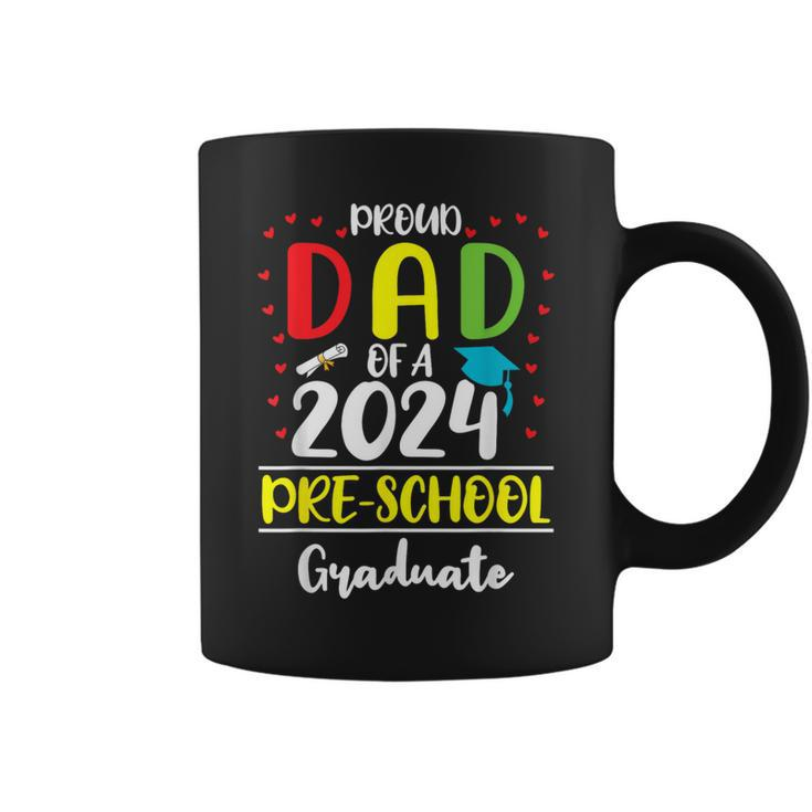 Proud Dad Of A Class Of 2024 Pre-School Graduate Coffee Mug