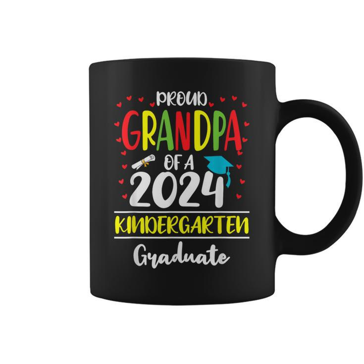 Proud Grandpa Of A Class Of 2024 Kindergarten Graduate Coffee Mug